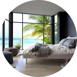 Aluminium smart glass windows in Kochi, Kerala, India, offering modern design and privacy